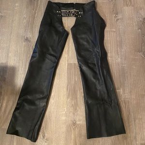 Street and steel women’s chaps